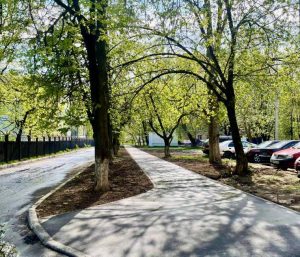 В Раменском завершено благоустройство пешеходных дорожек