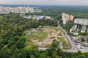 В Раменском началось благоустройство территории, прилегающей к городскому парку