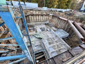 В Раменском округе приступили к строительству входных павильонов подземного пешеходного перехода под железной дорогой между станциями Быково и Удельная