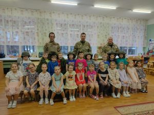 Для маленьких воспитанников детского сада прошел урок мужества