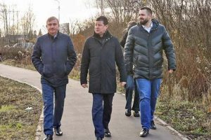 Глава Раменского округа проверил состояние территории от ТЦ «Коралл» до улицы Молодёжной