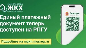 Министерство ЖКХ Подмосковья внедряет электронный Единый платежный документ (ЕПД), который теперь можно получать прямо на региональном портале Госуслуг.