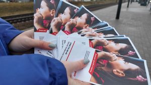 27 ноября на платформе Кратово прошла акция по предупреждению травматизма на железной дороге