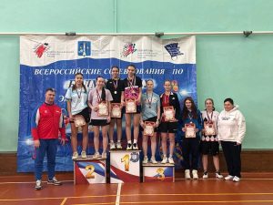 Бадминтонисты СШ «Раменское» успешно выступили на всероссийских соревнованиях