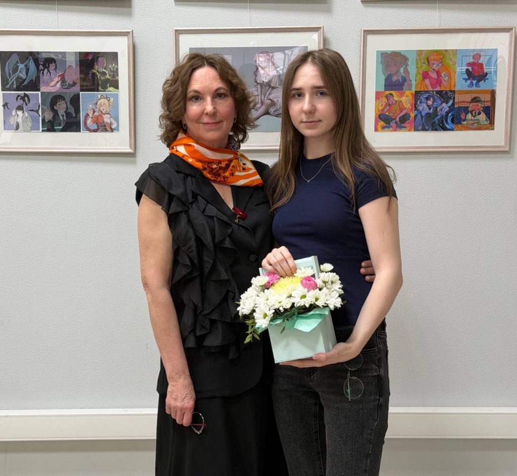 В Раменском ТИЦ состоялось торжественное открытие выставки «Цифровой скетчбук» у художницы Анастасии Никулиной