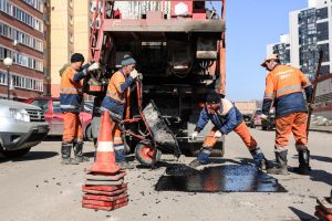 Ремонт дорог активно ведётся в Раменском округе
