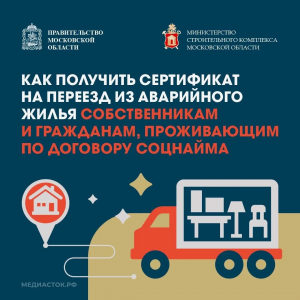 С 31 марта раменчане, чьи дома признаны аварийными до 1 апреля 2025 года, смогут получить жилищный сертификат от государства.