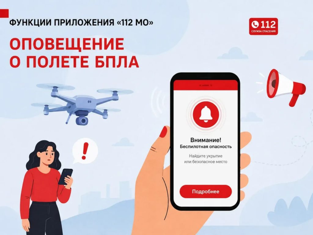 Жители Раменского округа могут скачать приложение «112 МО» для оперативного информирования