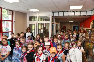 Ребята из летнего лагеря Центра хорового искусства «Юность России» пришли в Раменский медиацентр на экскурсию