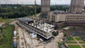 Строительство нового корпуса Раменской гимназии активно продолжается