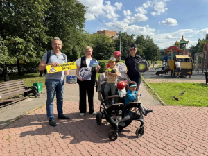 В Раменском, в районе бульвара Космонавтов, прошло информационно‑пропагандистское мероприятие «Безопасный двор»